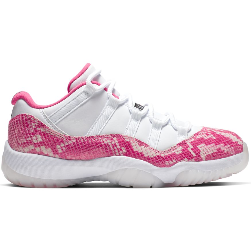 wmns air jordan 11 retro low pink snakeskin womens