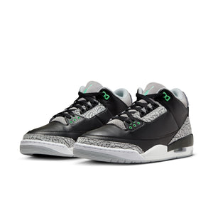 AIR JORDAN - RETRO 3 - BLACK/GREEN/GREY/WHITE - RELEASING 03/16