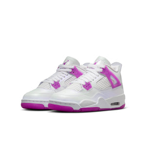 AIR JORDAN - RETRO 4 - WHITE/HYPER VIOLET RELEASING 04/26