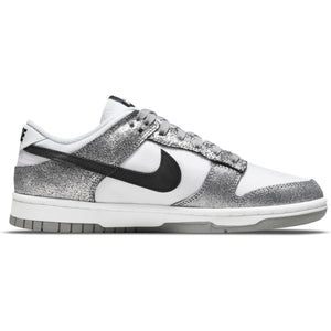 Nike Women Dunk Low "Metallic Silver/Off Noir-White" Available 12/21