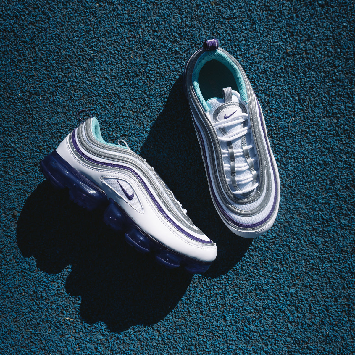 all blue vapormax 97