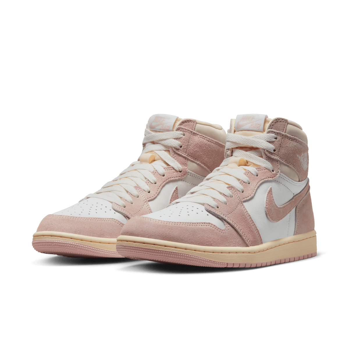jordan retro 1 pink and white