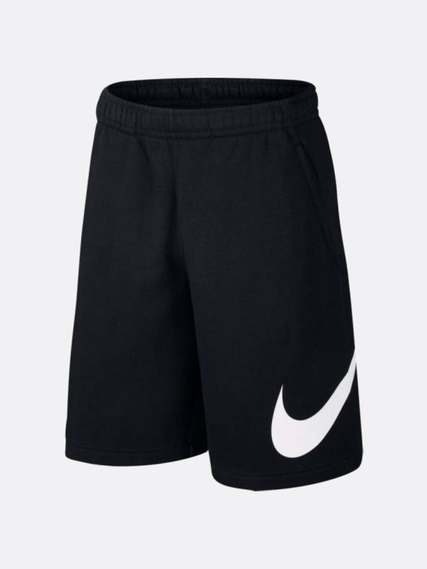 Nike - Men - Club Sweat Short - Black/White