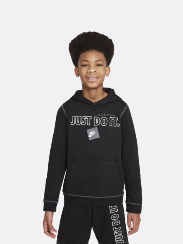 Nike - Boy - JDI Pullover Hoodie - Black/Iron Grey