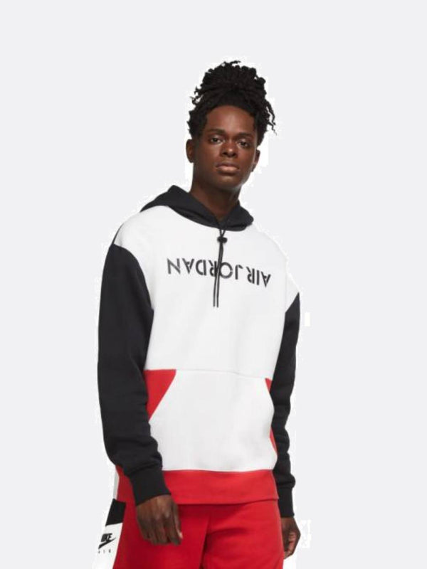Jordan - Men - AJ4 Graphic Hoodie - White/Black/Red