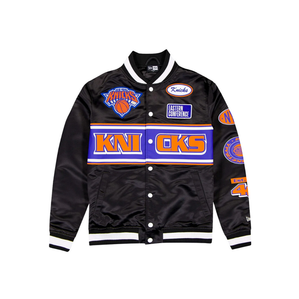 NEW ERA - Men - NY Knicks Rally Jacket - Black/Royal Blue/Orange