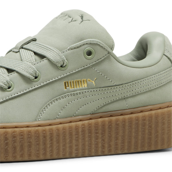 PUMA - Women - Fenty Creeper Phatty Nubuck - Green Fog/Gold Gum