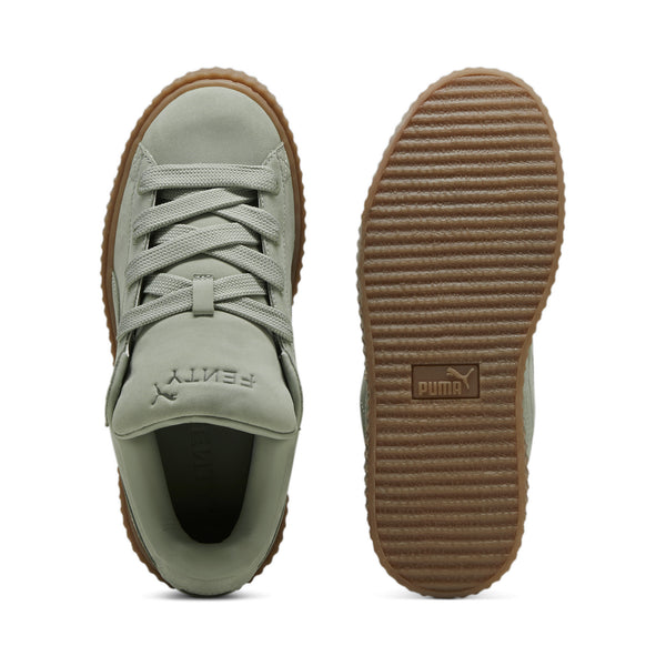 PUMA - Women - Fenty Creeper Phatty Nubuck - Green Fog/Gold Gum