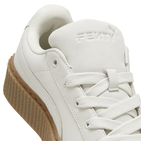 PUMA - Women - Fenty Creeper Phatty Nubuck - Warm White/Gold Gum