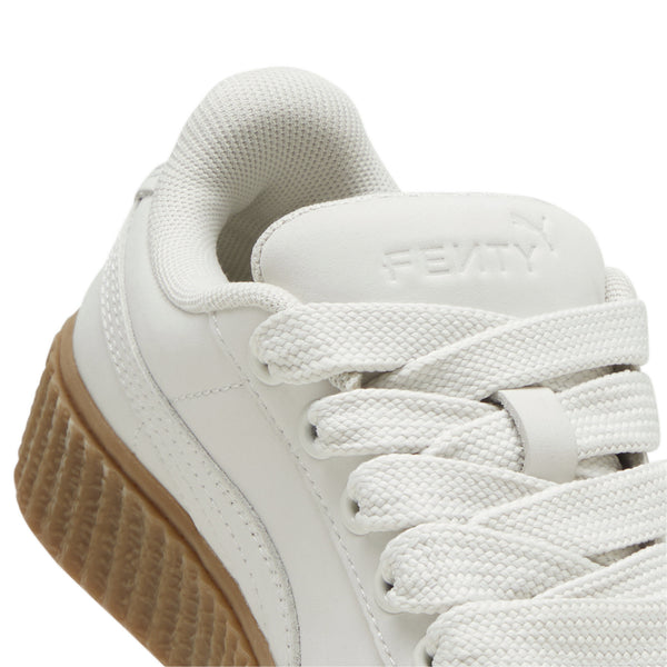 PUMA - Girl - PS Fenty Creeper Phatty Nubuck - Warm White/Gold Gum