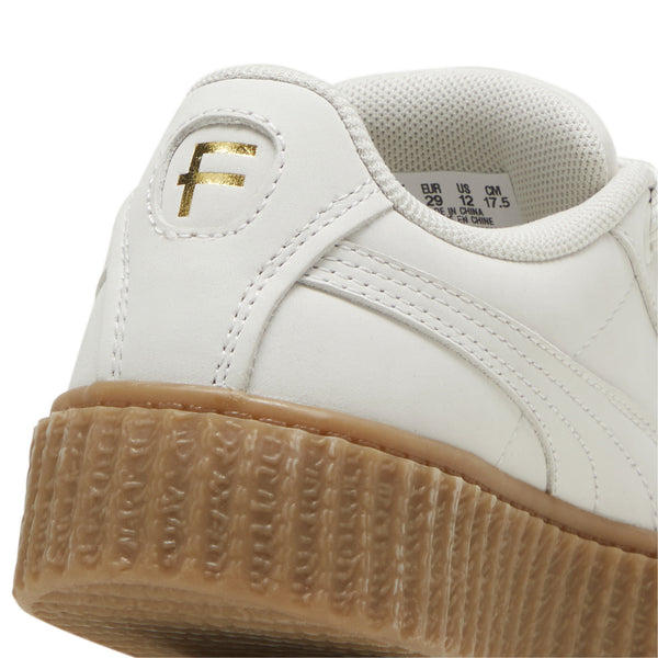 PUMA - Girl - PS Fenty Creeper Phatty Nubuck - Warm White/Gold Gum