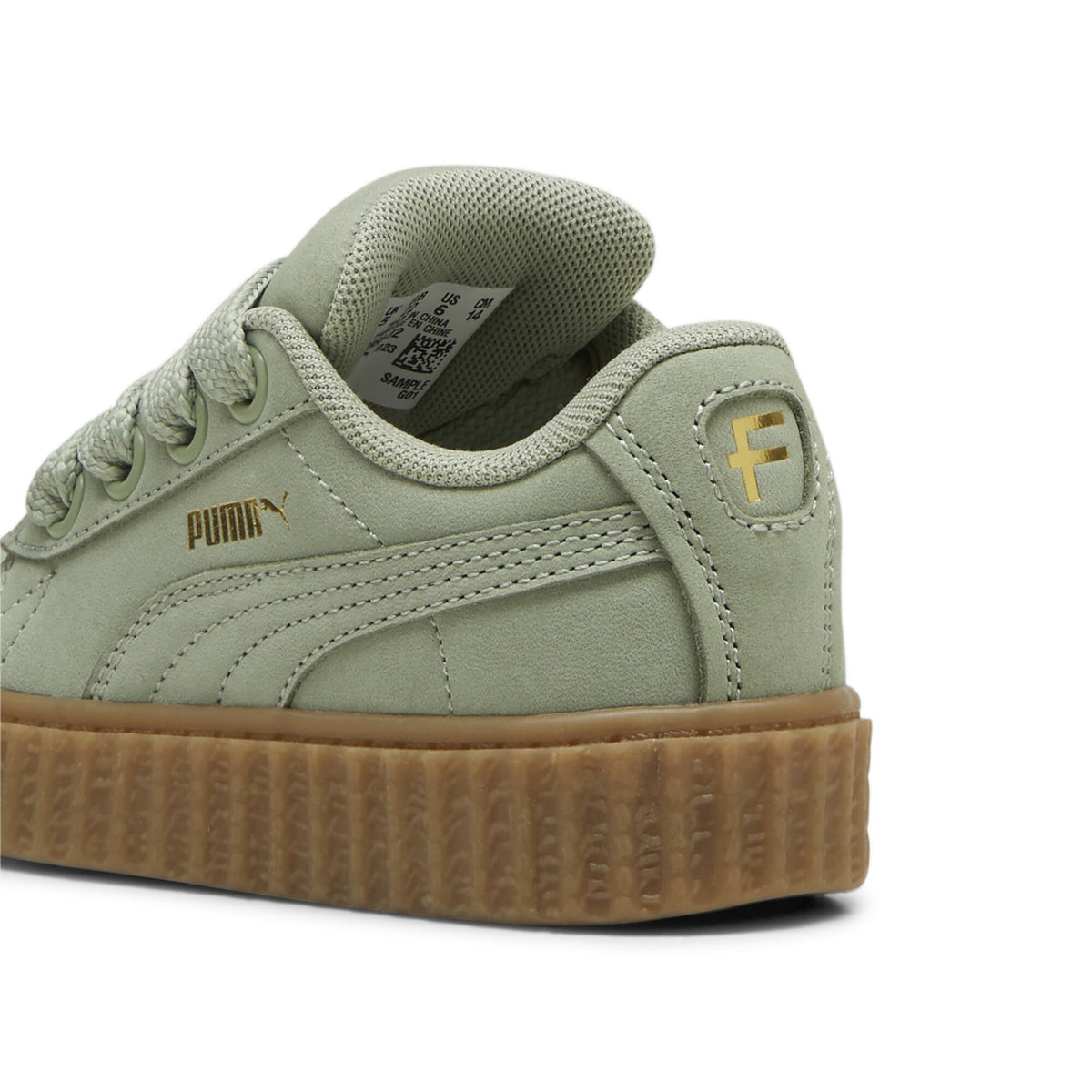 PUMA - Girl - TD Creeper Phatty Nubuck - Green Fog/Gold Gum PUMA - Girl - TD Creeper Phatty Nubuck - Green Fog/Gold Gum