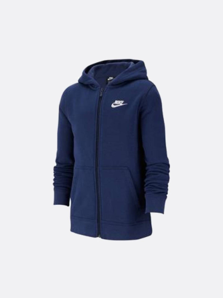 Nike - Boys - NSW Full-Zip Club Hoodie - Midnight Navy/Midnight