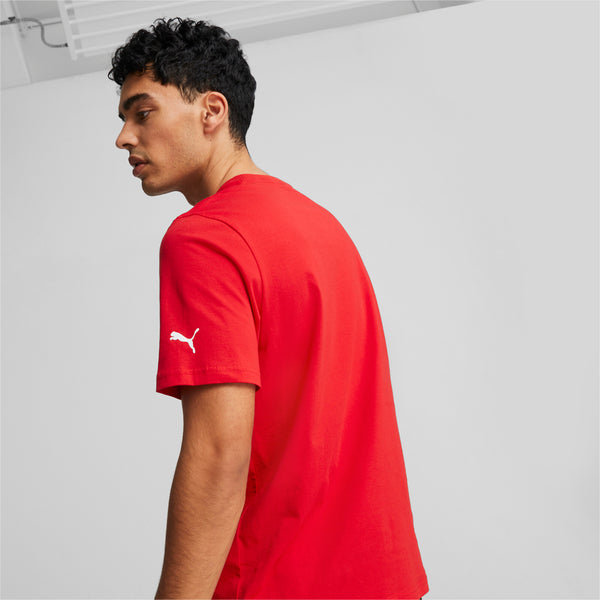 PUMA - Men - Ferrari Race Big Shield Tee - Red