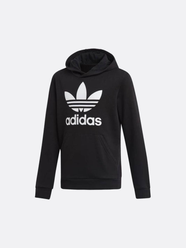 adidas - Boy - Trefoil Hoodie - Black/White