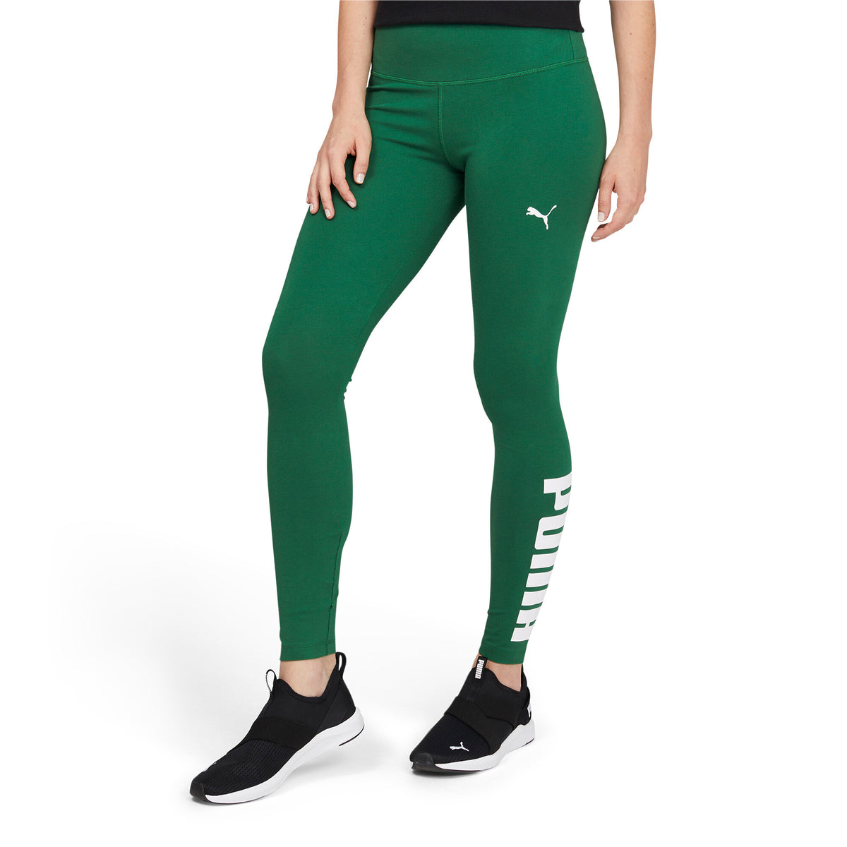 Puma athletic logo leggings hotsell