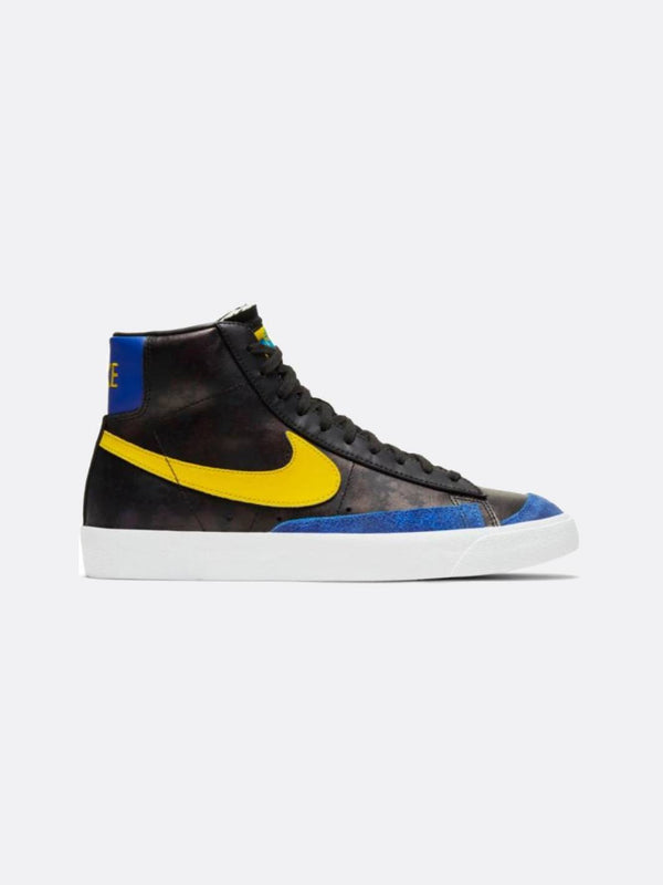 Nike - Men - Blazer Mid '77 Vintage - Black/Speed Yellow
