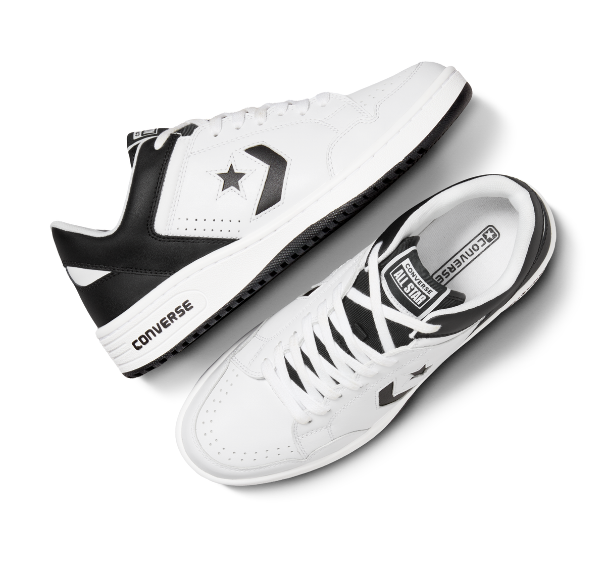 Converse - Men - Weapon Ox Low - White/Black – Nohble Converse - Men - Weapon Ox Low - White/Black – Nohble