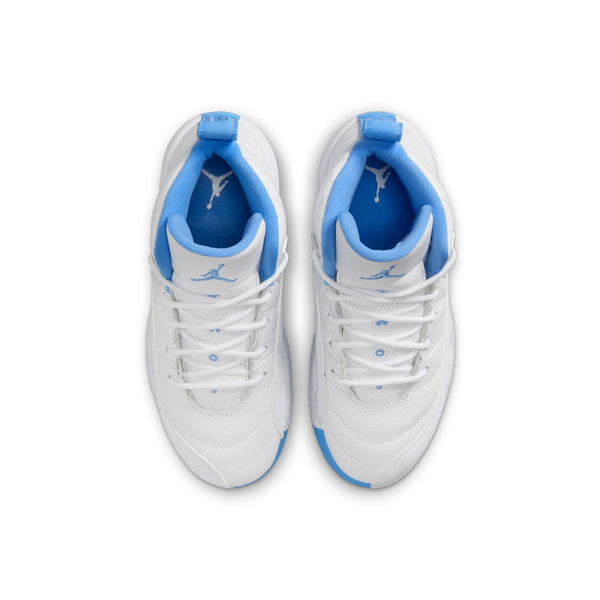 Jordan - Boy - PS Retro 12 - White/University Blue/Metallic Silver