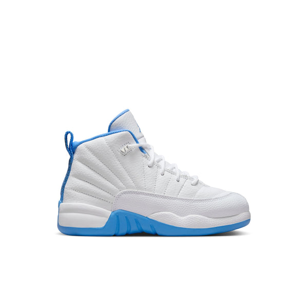 Jordan - Boy - PS Retro 12 - White/University Blue/Metallic Silver