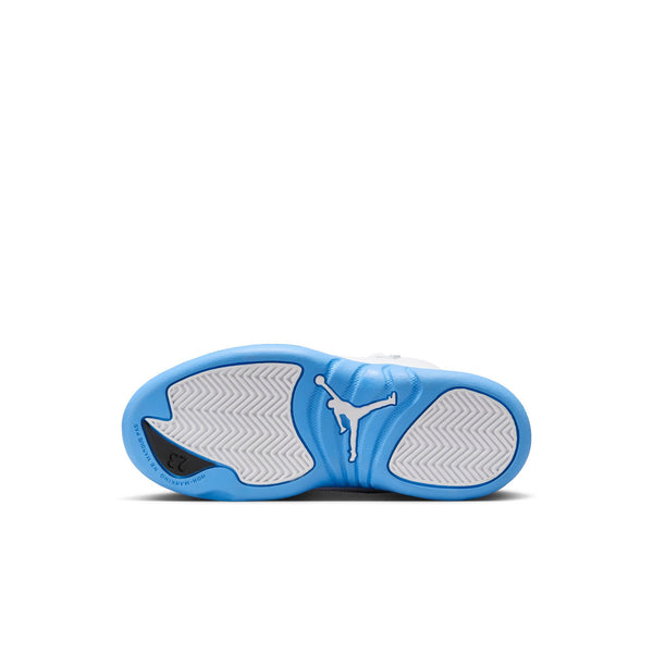 Jordan - Boy - PS Retro 12 - White/University Blue/Metallic Silver