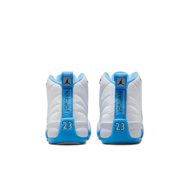 Jordan - Boy - GS Air Retro 12 - White/University Blue/Metallic Silver