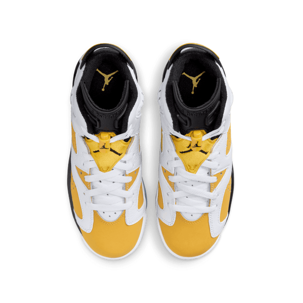 Jordan - Boy - GS Retro 6 - White/Yellow Ochre/Black