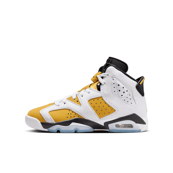 Jordan - Boy - GS Retro 6 - White/Yellow Ochre/Black