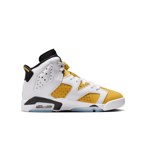 Jordan - Boy - GS Retro 6 - White/Yellow Ochre/Black
