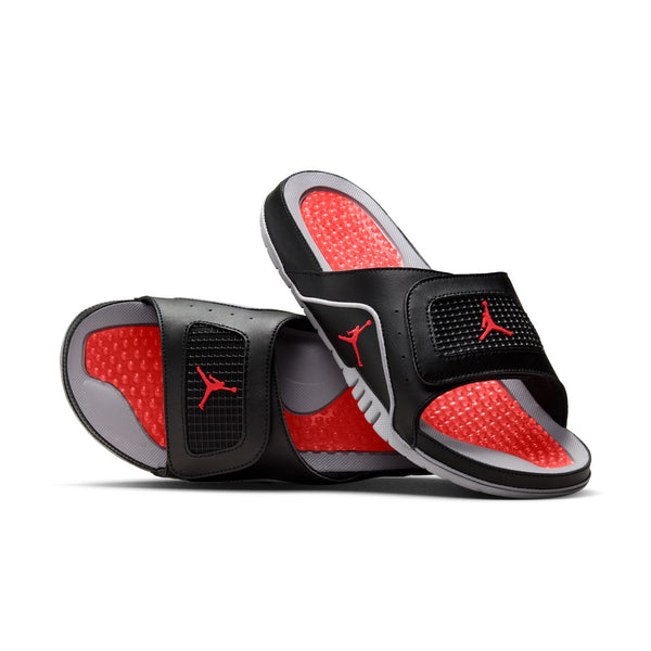 Jordan - Men - Retro Hydro 4 - Black/Fire Red/Cement Grey