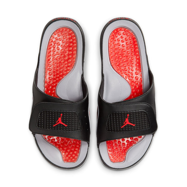 Jordan - Men - Retro Hydro 4 - Black/Fire Red/Cement Grey