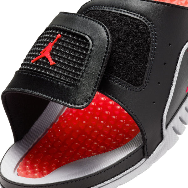Jordan - Men - Retro Hydro 4 - Black/Fire Red/Cement Grey