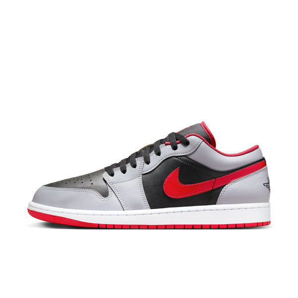 Jordan - Men - Air Jordan 1 Low - Black/Fire Red/White