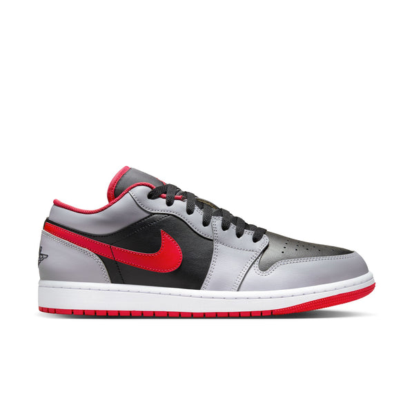 Jordan - Men - Air Jordan 1 Low - Black/Fire Red/White