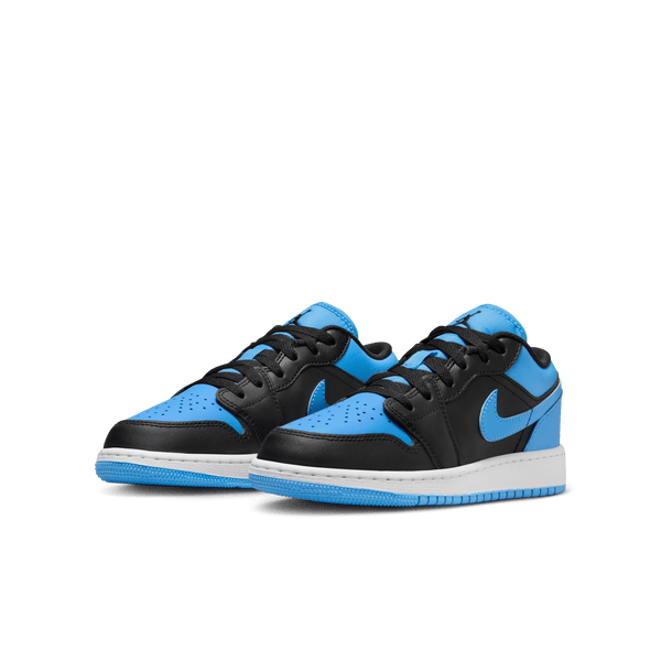 Jordan - Boy - GS Air Jordan 1 Low - Black/University Blue/White