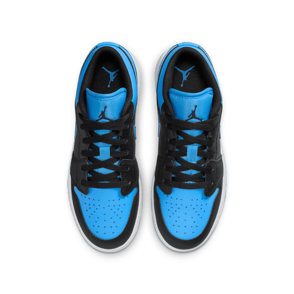 Jordan - Boy - GS Air Jordan 1 Low - Black/University Blue/White