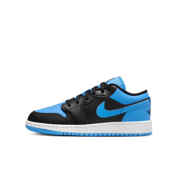 Jordan - Boy - GS Air Jordan 1 Low - Black/University Blue/White