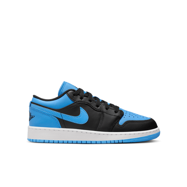 Jordan - Boy - GS Air Jordan 1 Low - Black/University Blue/White