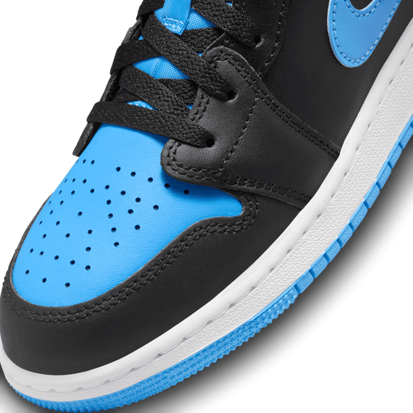 Jordan - Boy - GS Air Jordan 1 Low - Black/University Blue/White