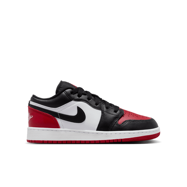 Jordan - Boy - GS Air Jordan 1 Low - White/Black/Varsity Red