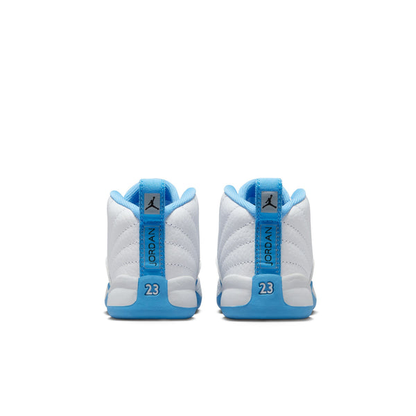 Jordan - Boy - TD Retro 12 - White/University Blue/Metallic Silver