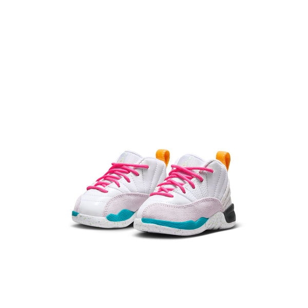 Jordan - Girl - TD Retro 12 - White/Vapor Green/Photon Dust