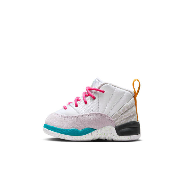 Jordan - Girl - TD Retro 12 - White/Vapor Green/Photon Dust