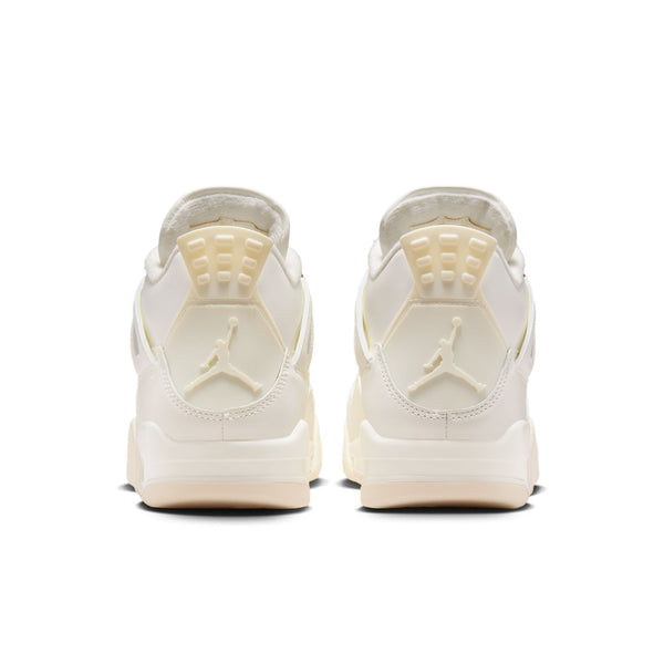 Jordan - Women - Retro 4 - Sail/Metallic Gold/Black