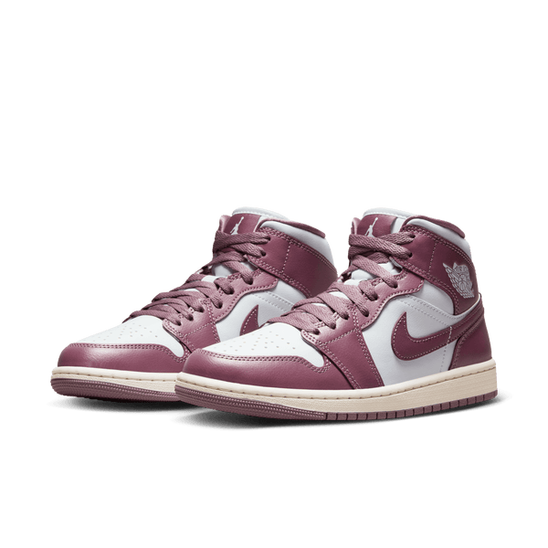 Jordan - Women - Air Jordan 1 Mid - Pure Platinum/Mauve/Sail