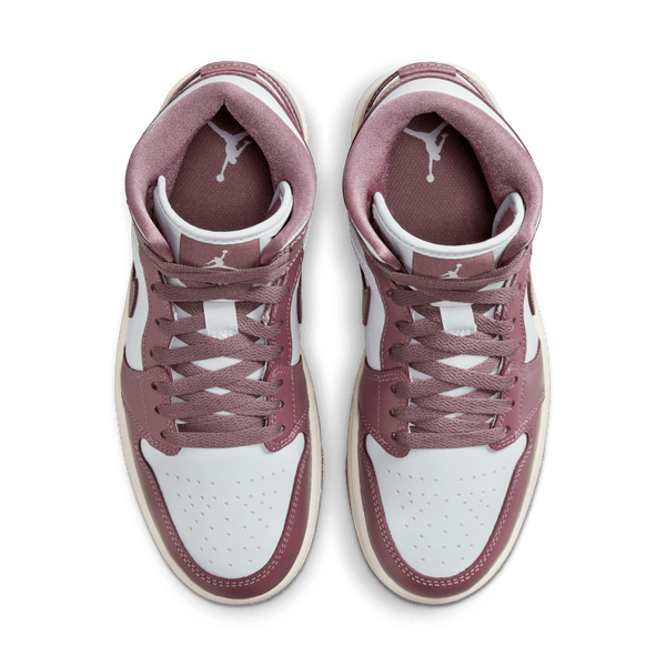 Jordan - Women - Air Jordan 1 Mid - Pure Platinum/Mauve/Sail