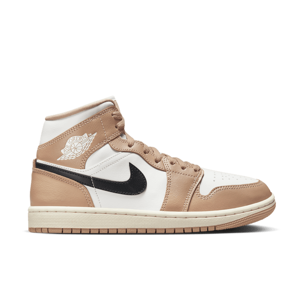 Jordan - Women - Air Jordan 1 Mid - Sail/Black/Desert