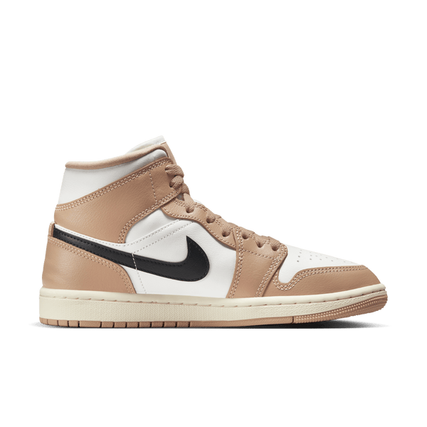 Jordan - Women - Air Jordan 1 Mid - Sail/Black/Desert