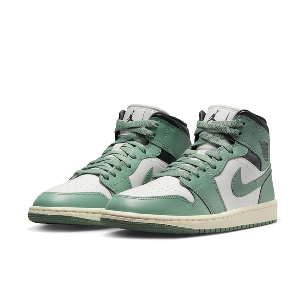 Jordan - Women - Air Jordan 1 Mid - Sail/Jade Smoke/Anthracite