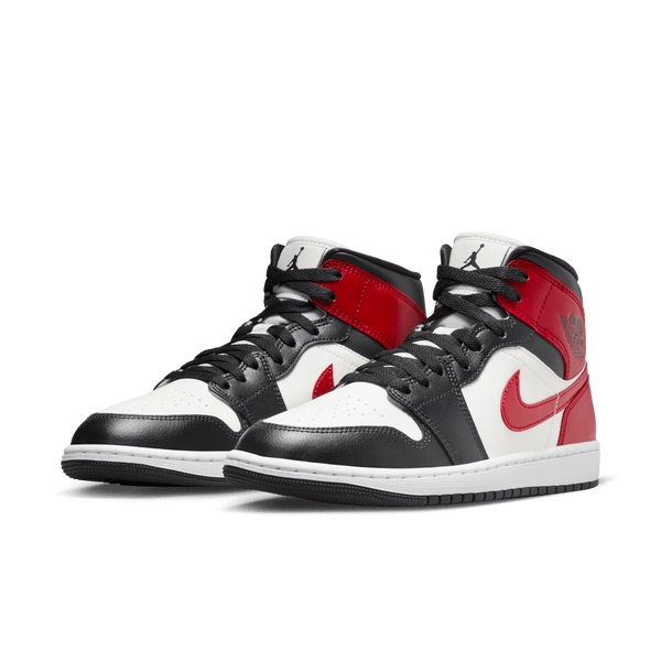Jordan - Women - Air Jordan 1 Mid - Sail/Gym Red